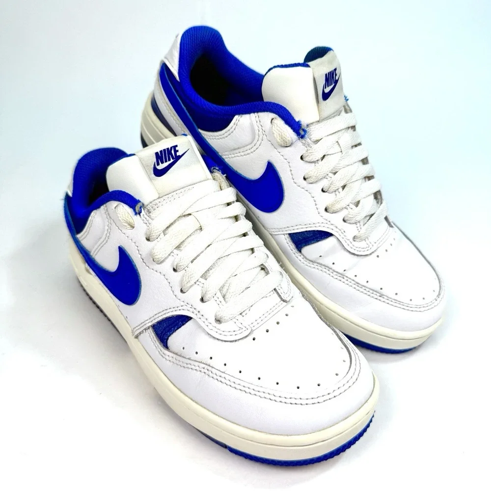 Nike Court Vision Low Next Nature GS White Blue DX9176-101 Size 6.5 Shoes